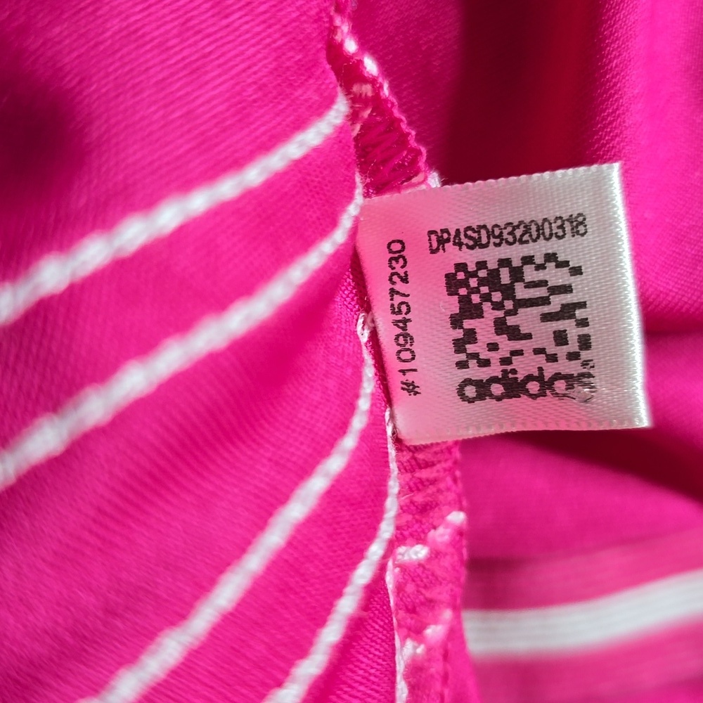 Sergio Ramos Adidas Women's Bright Pink V-Neck Jersey REAL MADRID 2014 2015 AWAY - Picture 13 of 13